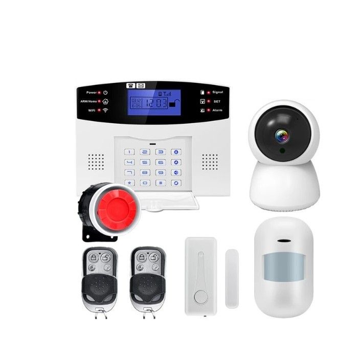 Alarma para casa sin cuotas Inteligente gsm WiFi FHSS (Kit 1)