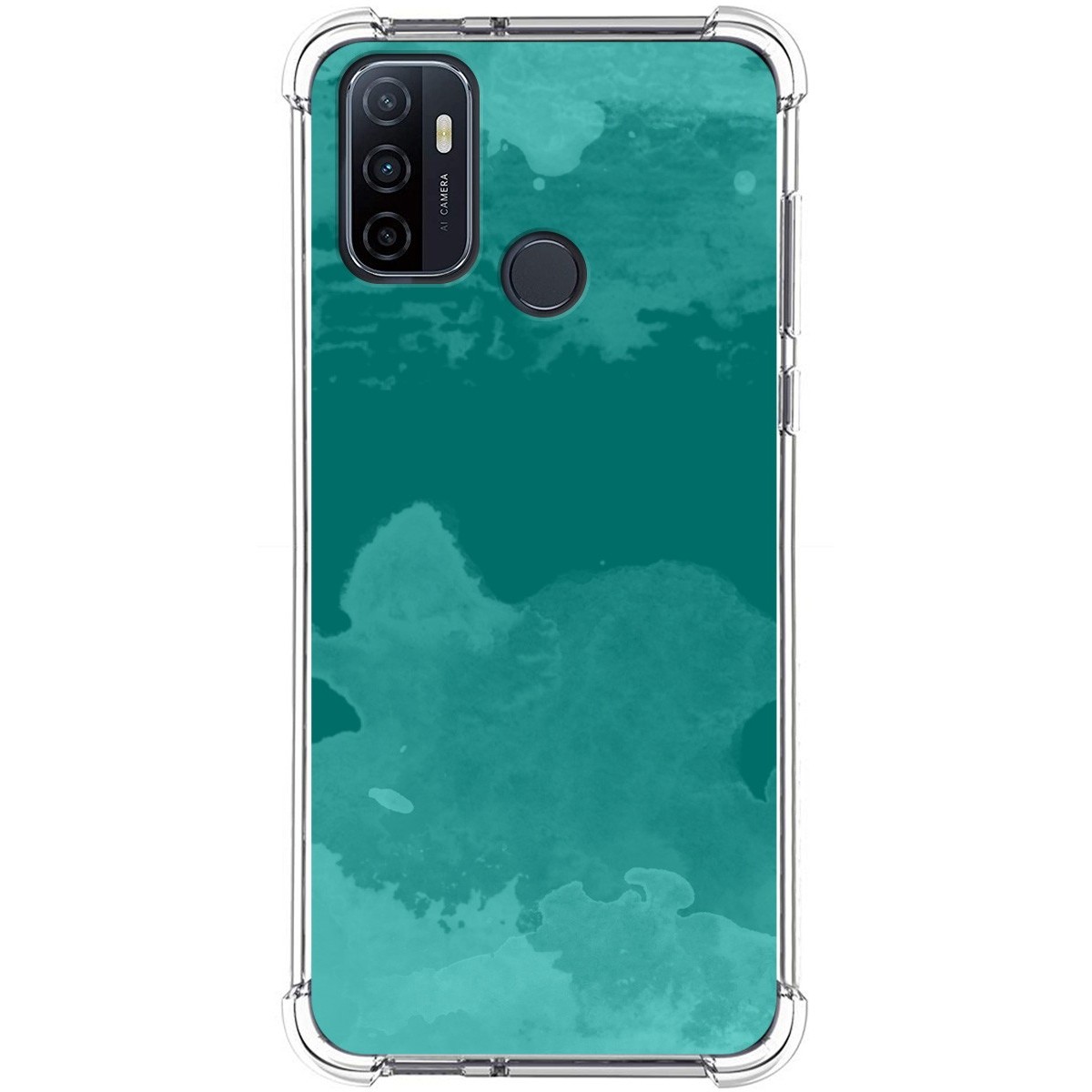 Funda Silicona Antigolpes para Oppo A53 / A53s diseño Acuarela 06 Dibujos