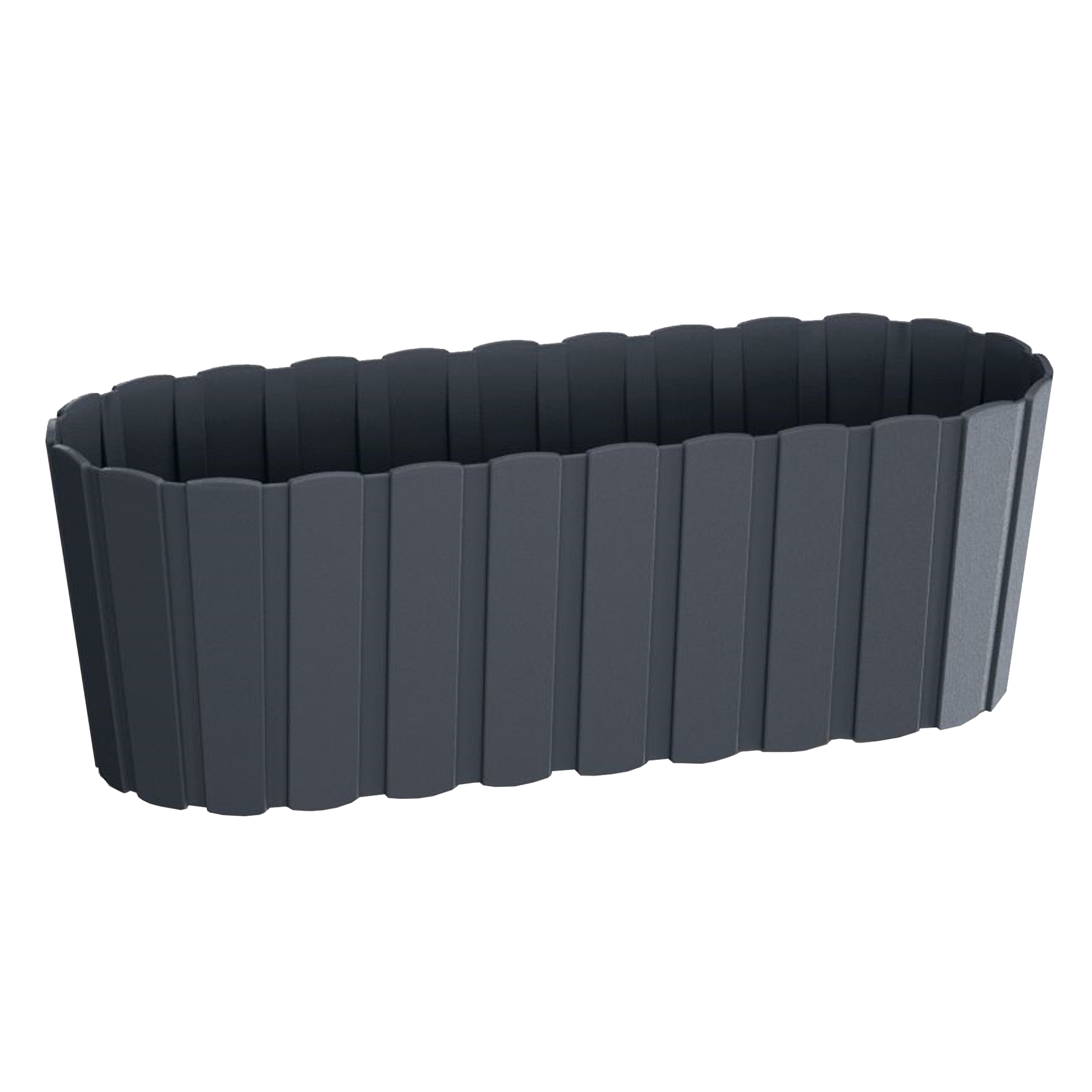 Prosperplast Jardinera para Balcón BOARDEE BASIC 7,9L. Gris Piedra