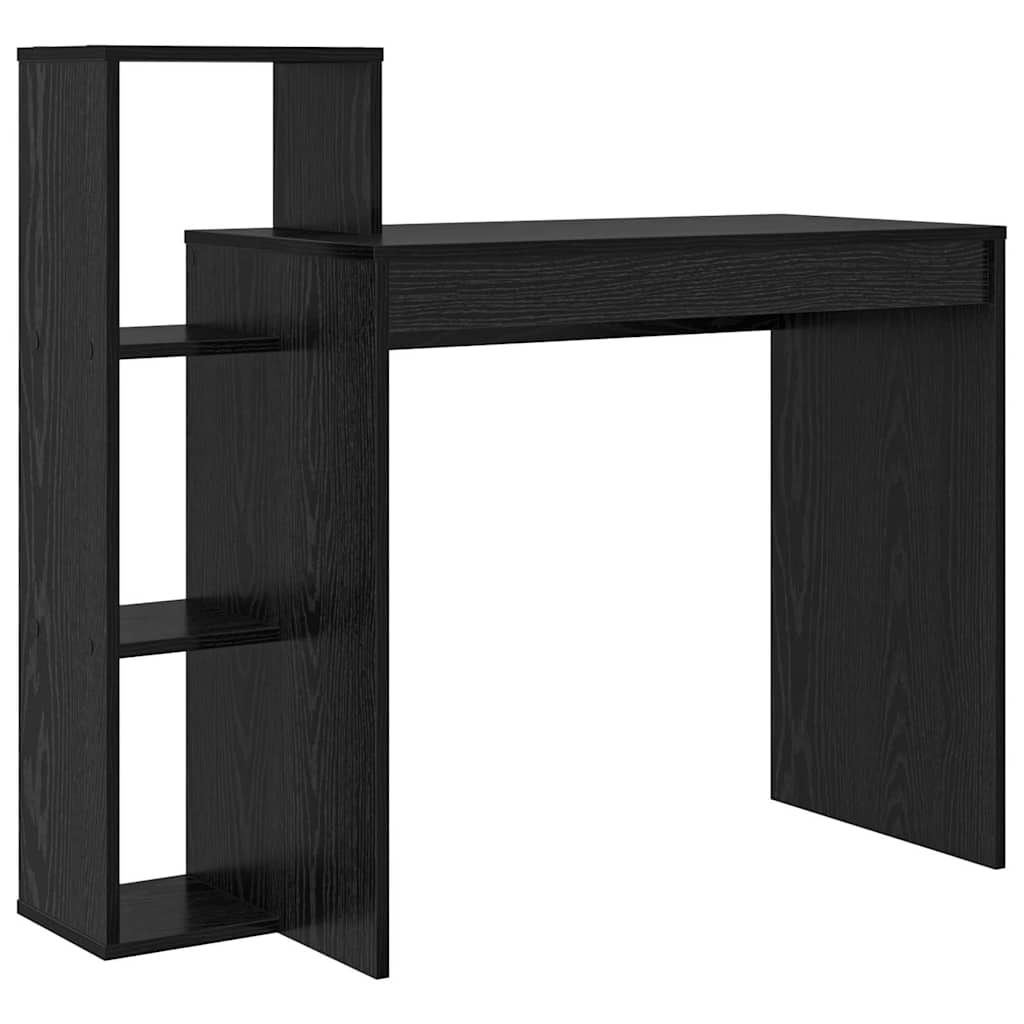 vidaXL Escritorio Roble Negro 100 x 40 x 90 cm Madera de ingeniería