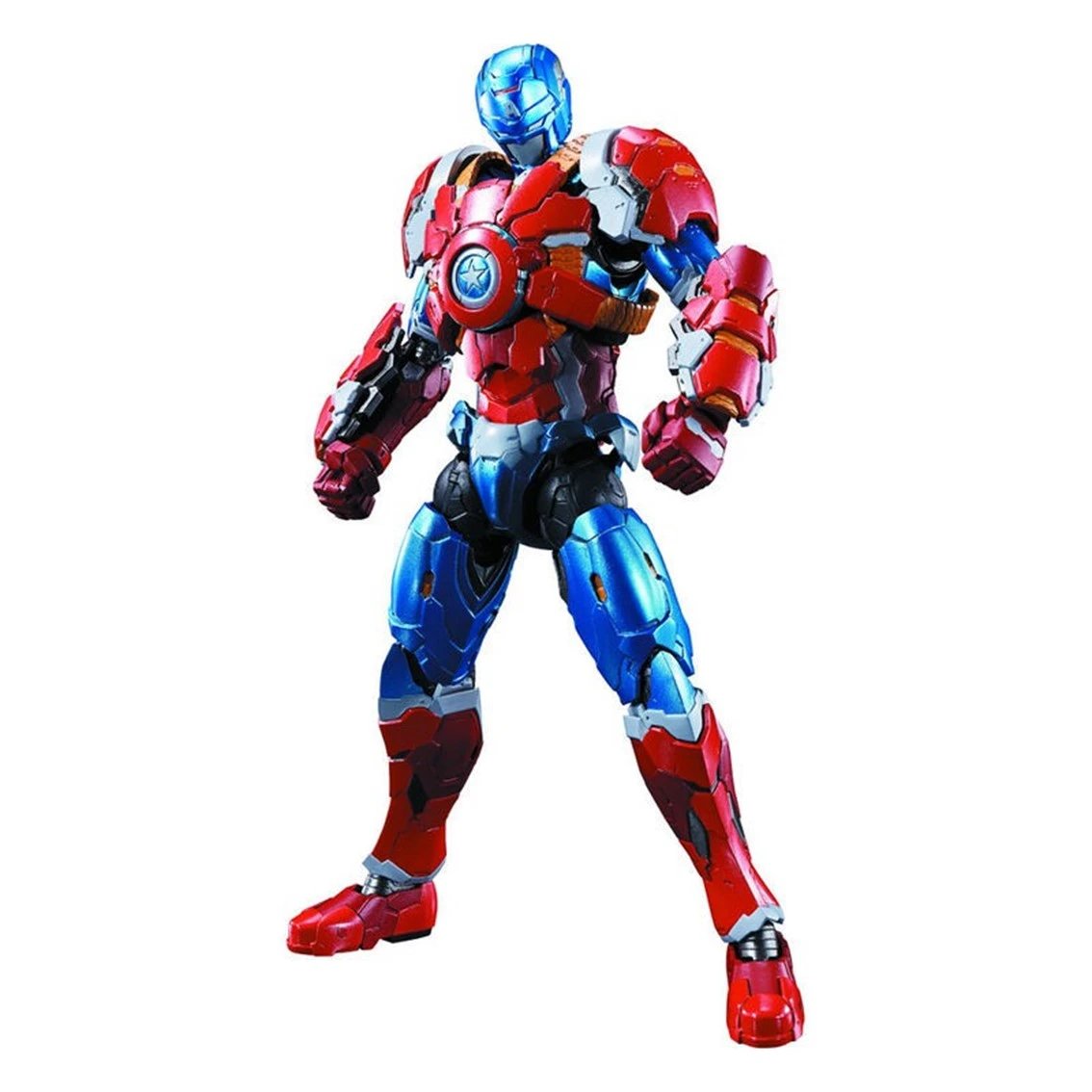 TAMASHII NATIONS - Figura coleccionable Capitán América Figuarts AV618948 para fans Marvel, con escudo intercambiable y múltiples manos, ideal para exhibición y juego creativo