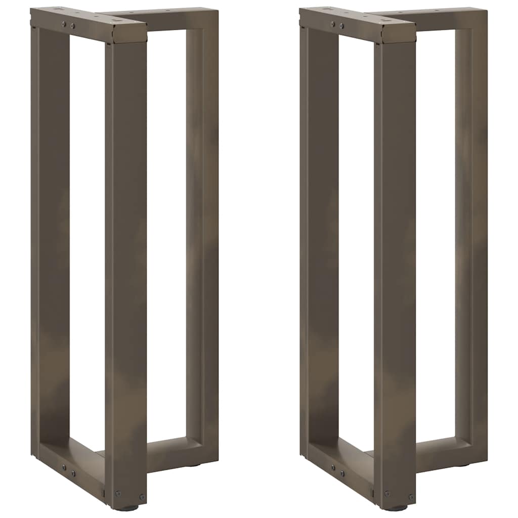 vidaXL Patas para mesa de bar en forma de T (2 unidades) 50 x 35 x (100-101) cm, acero
