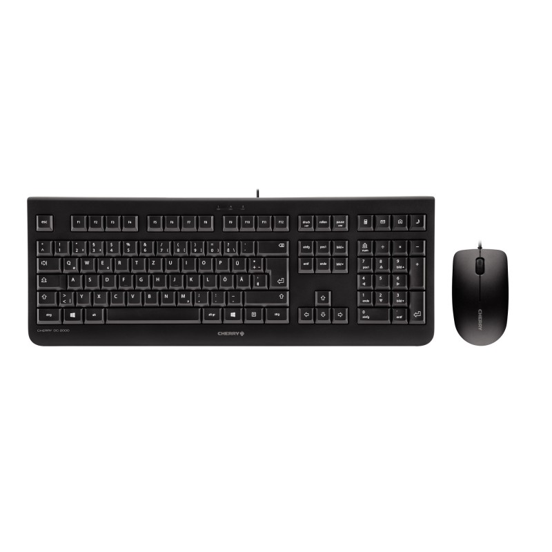 CHERRY - DC 2000 teclado Ratón incluido USB Español Negro JD-0800ES-2