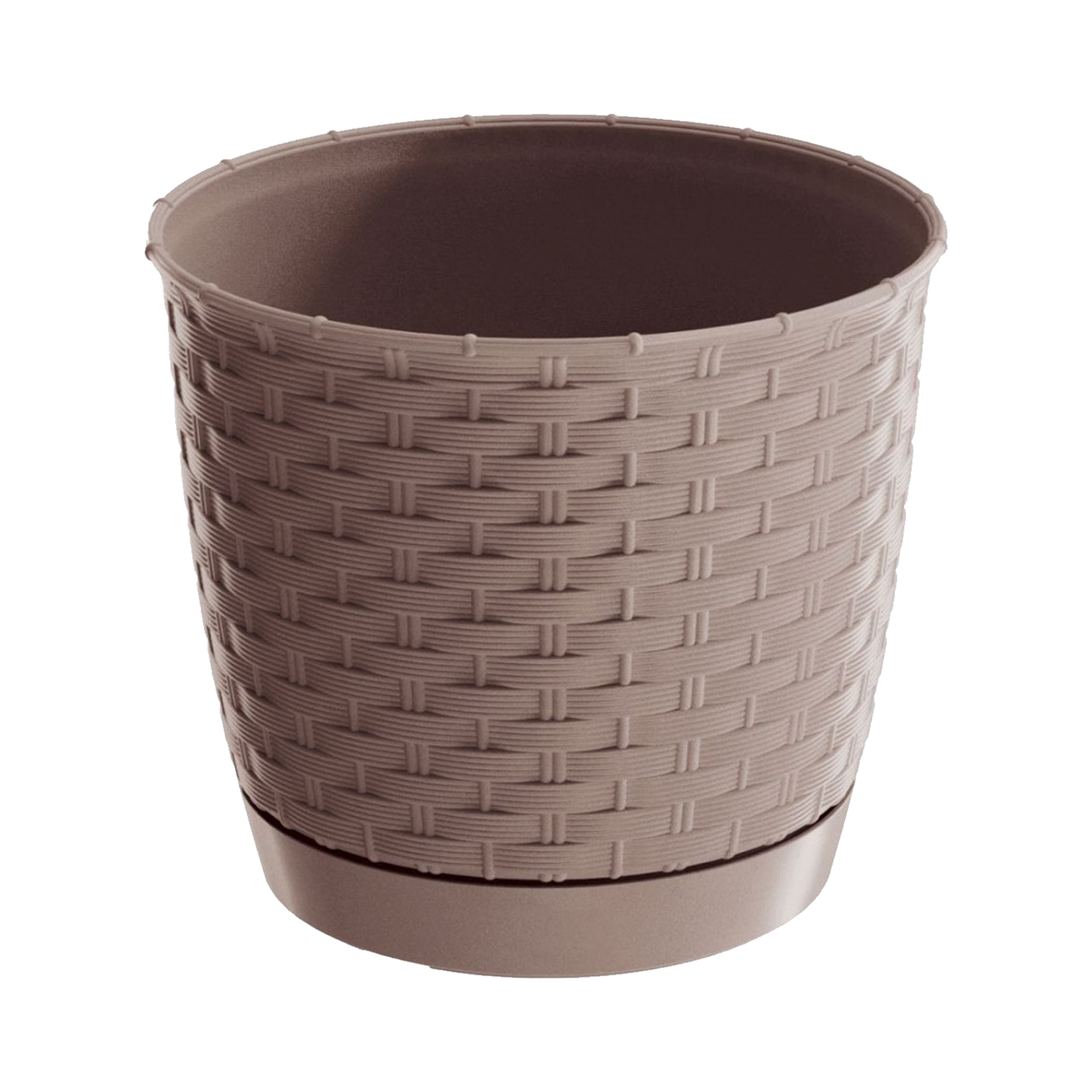 Maceta Prosperplast Ratolla Redonda 1,2L Ocre Oscuro