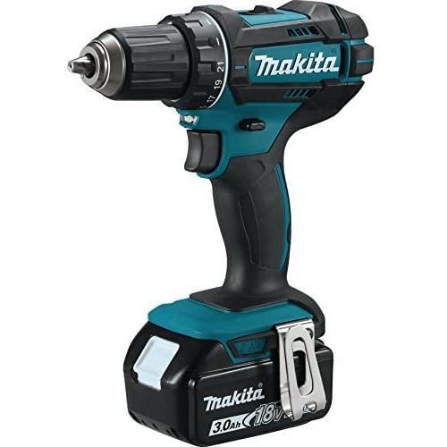 Makita DDF482RFJ drill Negro, Azul 1900 RPM 1,5 kg - Taladro eléctrico (1900 RPM, 1,3 cm, 3,8 cm, 36 Nm, 62 Nm, 600 RPM)