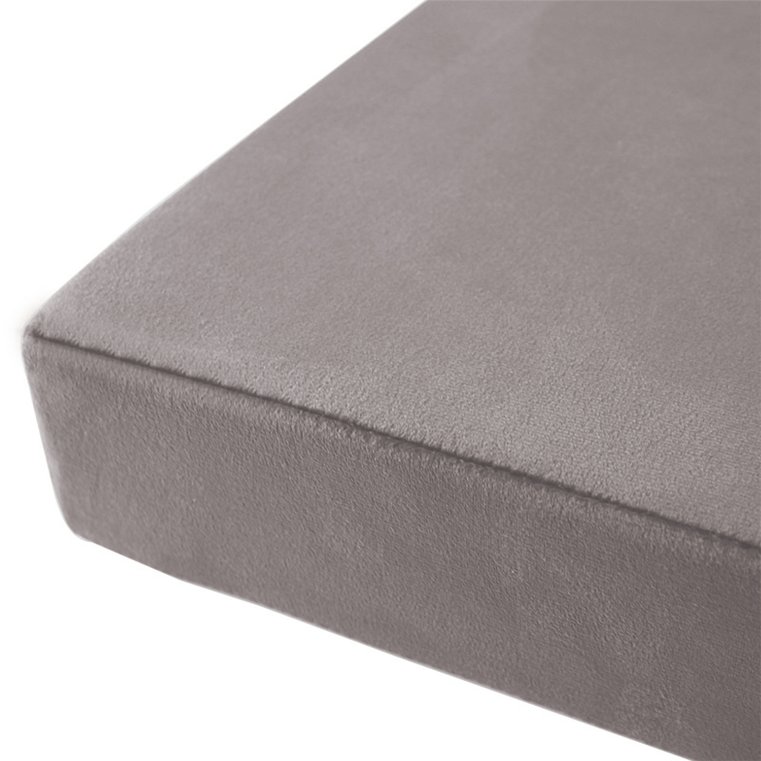 GREATOYAR Cojin para Silla y Asiento, Cojín Decorativo con Correas de Sujeción, Cojin Cuadrado, Decoración de Jardín Casa Terraza, Fabricado en España, 38x38x5 cm, 2 Unidades, Terciopelo, Color Azul/Gris/Marrón/Naranja/Negro/Oro/Rojo/Verde