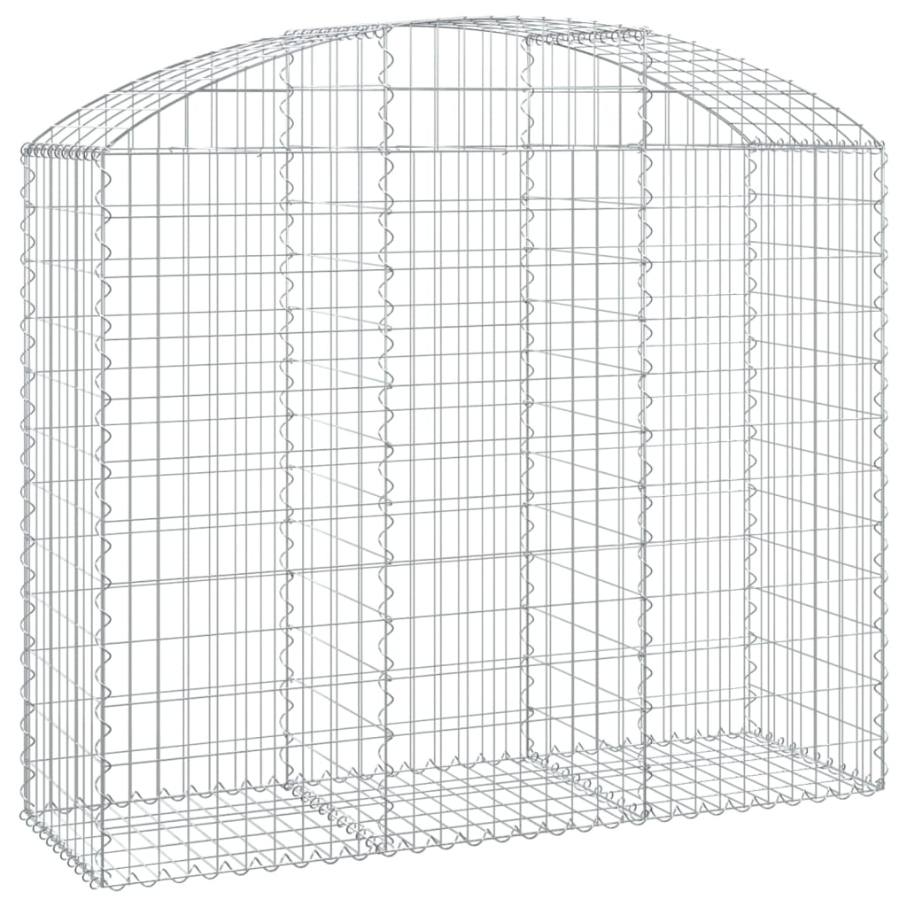 Cesta de Gaviones Galvanizada Vidaxl - Dimensiones 150x30x40/60 Cm