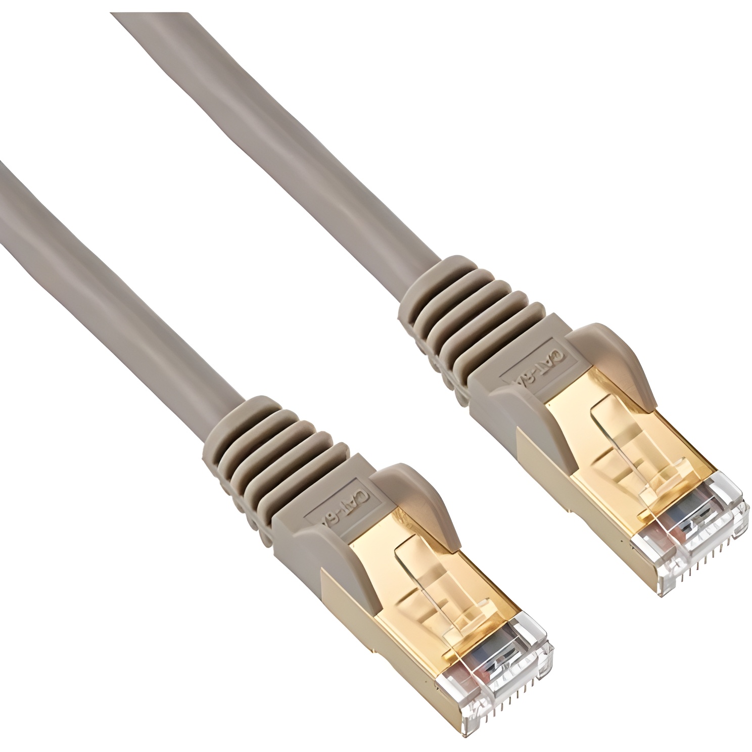 Cable de Red Ethernet Cat6a Gris 10m | Conectores RJ45 | Garantía de por Vida
