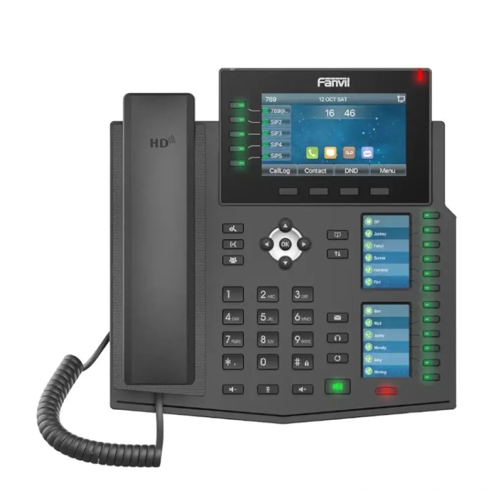 Teléfono IP Fanvil X6U V2 20 líneas LCD 4.3" WiFi Bluetooth PoE