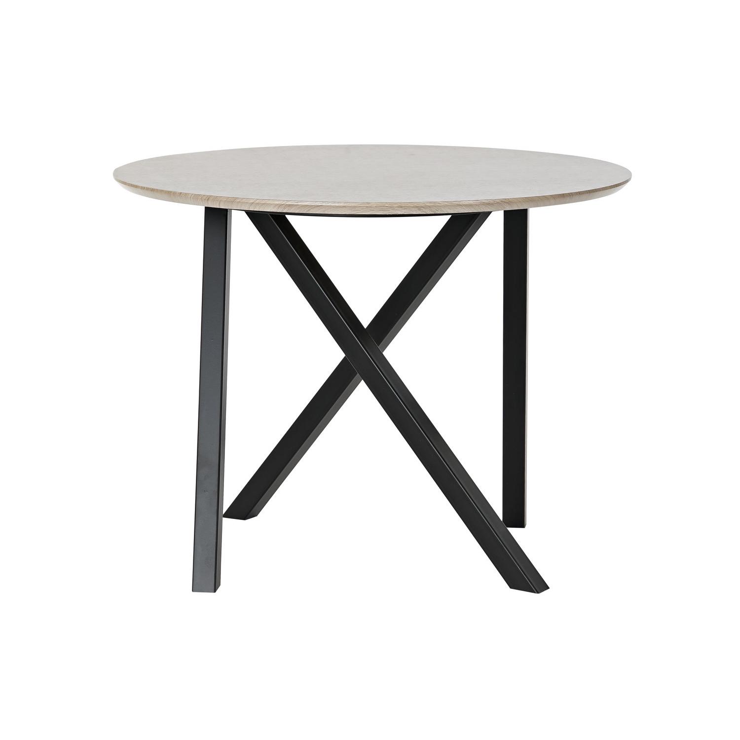 Mesita Auxiliar Metal Madera 65X65X49,5 - Fijalo - El mejor complemento para tu hogar.