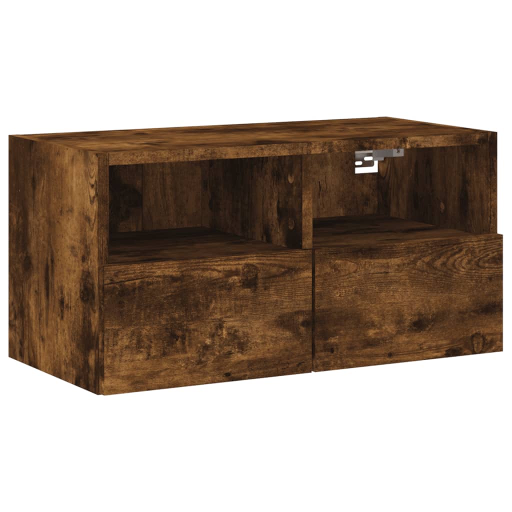 vidaXL Mueble de pared TV madera ingeniería 60x30x30 cm, Mueble de Salon, Mueble TV, Mueble TV salon, Mesa de TV, Mueble tele