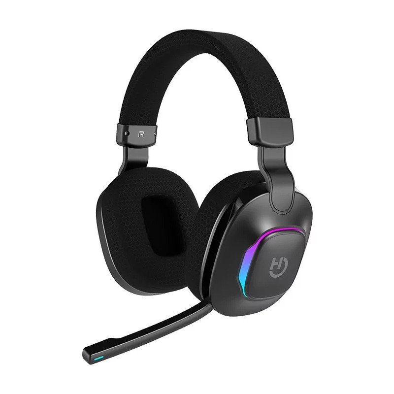 Hiditec - VORTEX Auriculares Inalámbrico y alámbrico Diadema Juego USB Tipo C Bluetooth Negro GHE010004