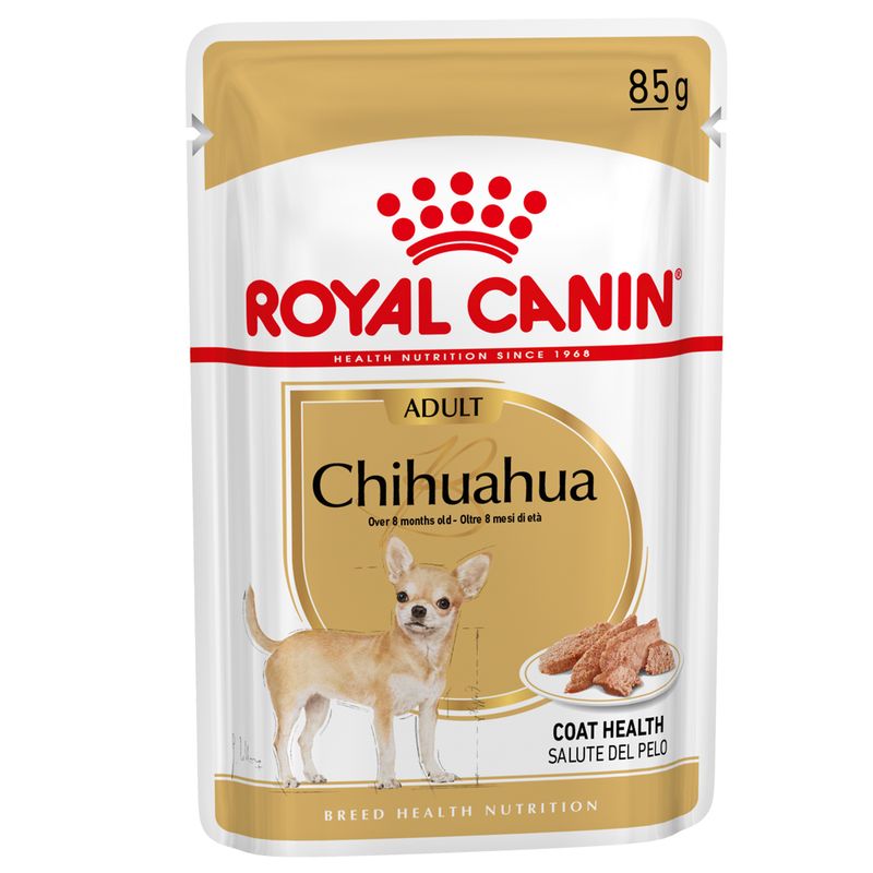 12 sobres x 85 g - Royal Canin Adult Chihuahua paté en sobre para perros