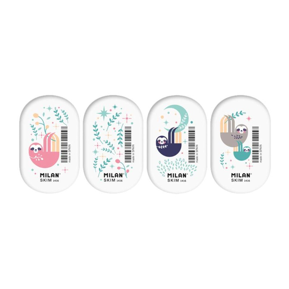MILAN PNM1416C - Goma de Borrar Infantil Miga de Pan Ovalada. Edición Cuddles