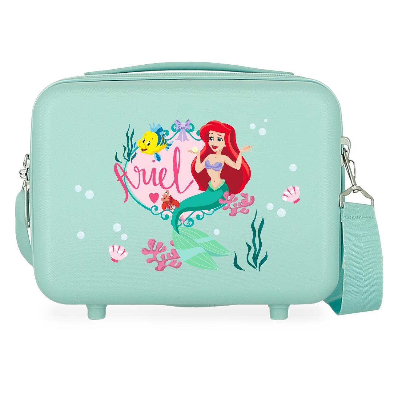 Neceser Abs Disney Princess Celebration Azul Claro 21x29x15cm