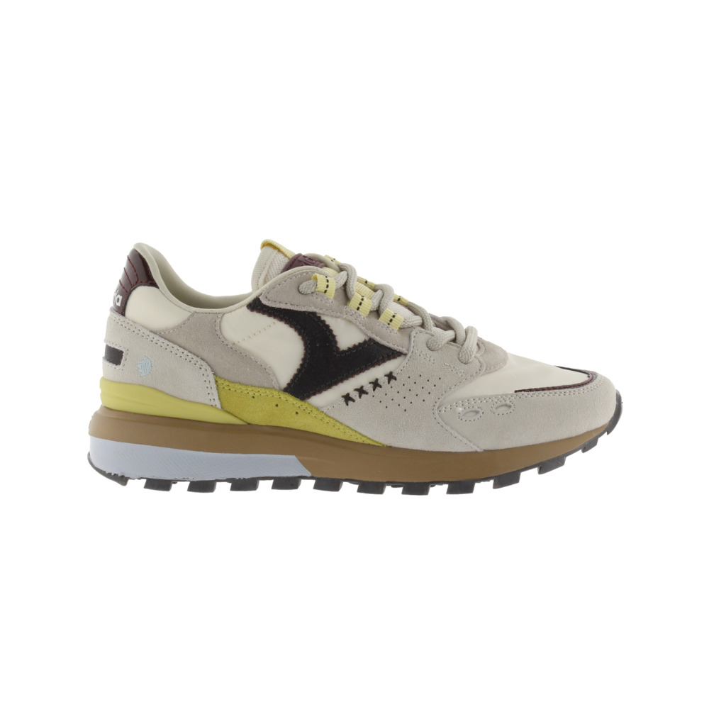 Victoria Luna Zapatillas de nylon con piezas de serraje y suela dentada 1156112
