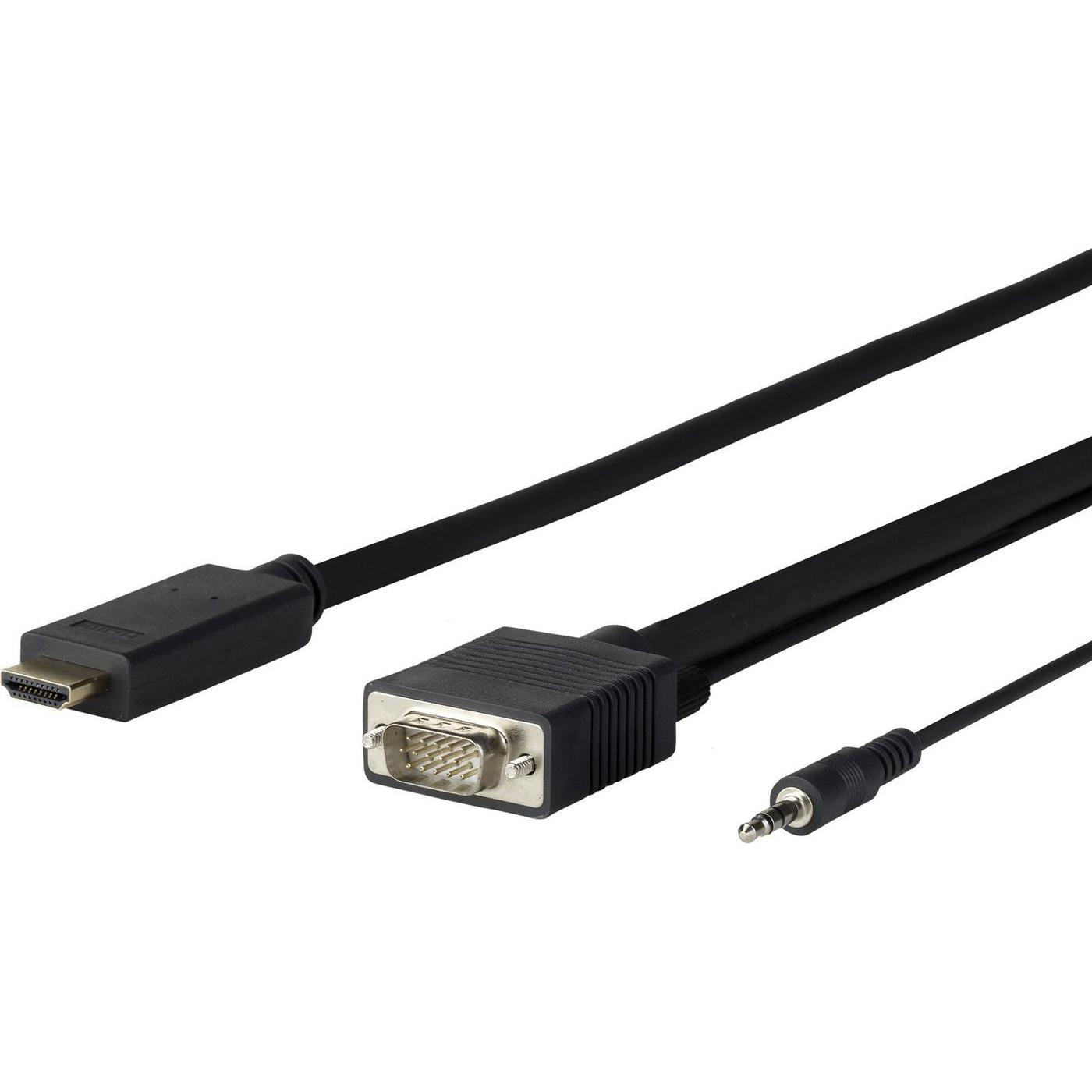Adaptador HDMI a VGA + Audio Vivolink para Ordenador - Alta Calidad