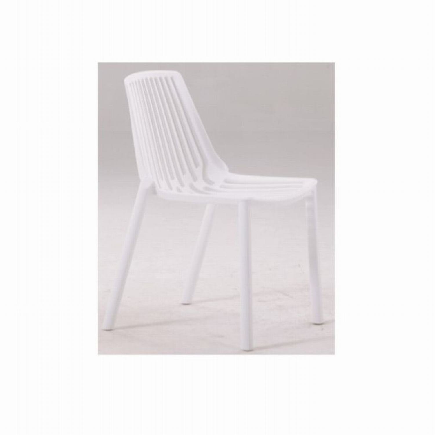 Gerimport - Juego de 4 Sillas Diseño Eventos Blanca Vega Kendall