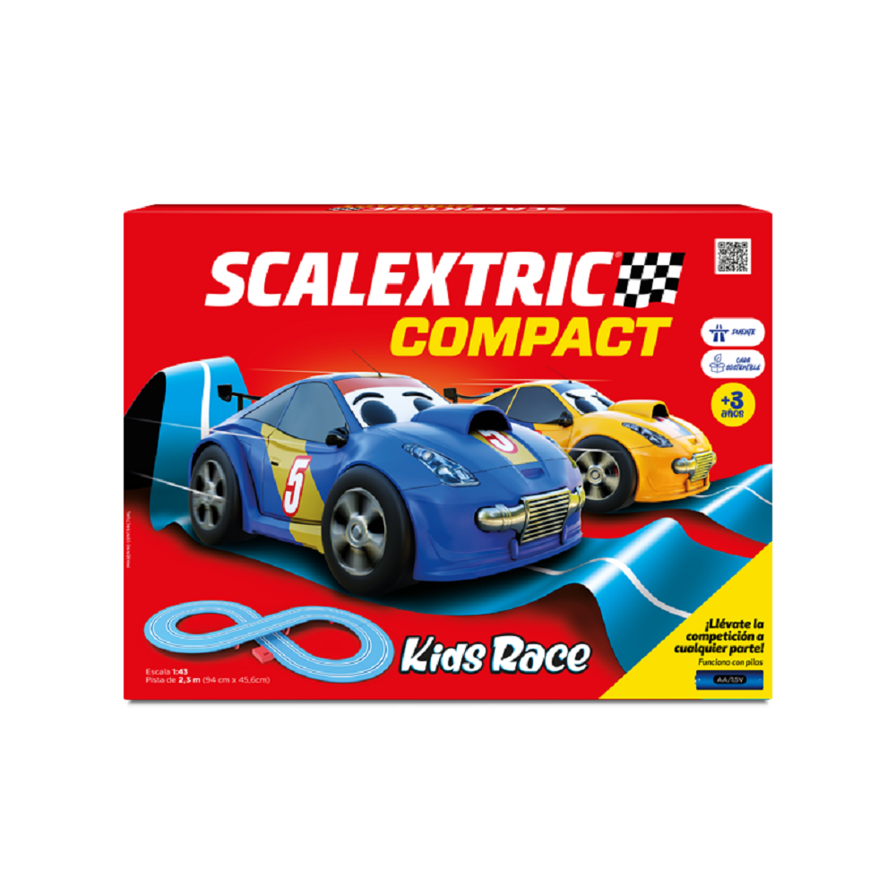scalextrix kids  race