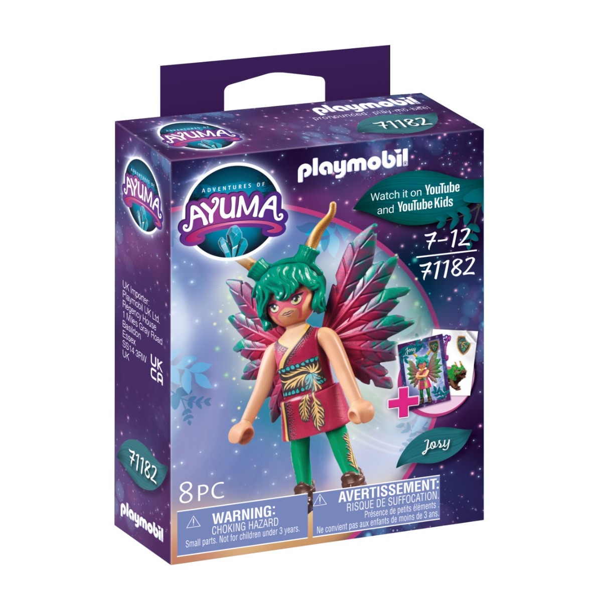 PLAYMOBIL AYUMA - KNIGHT FAIRY JOSY, 71182, PRODUCTO CON LICENCIA OFICIAL, ENVIO 24-48 HORAS PENÍNSULA, PIEZAS, CLICKS, COLECCIONABLES,  JUGUETES, FIGURA, MUÑECO, FAMOBIL, 100% ORIGINAL