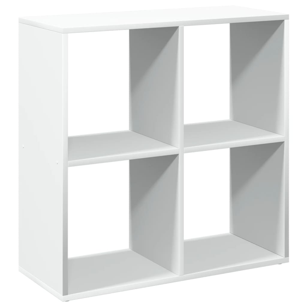 vidaXL Librería biombo blanco 69,5x29x69,5 cm madera de ingeniería