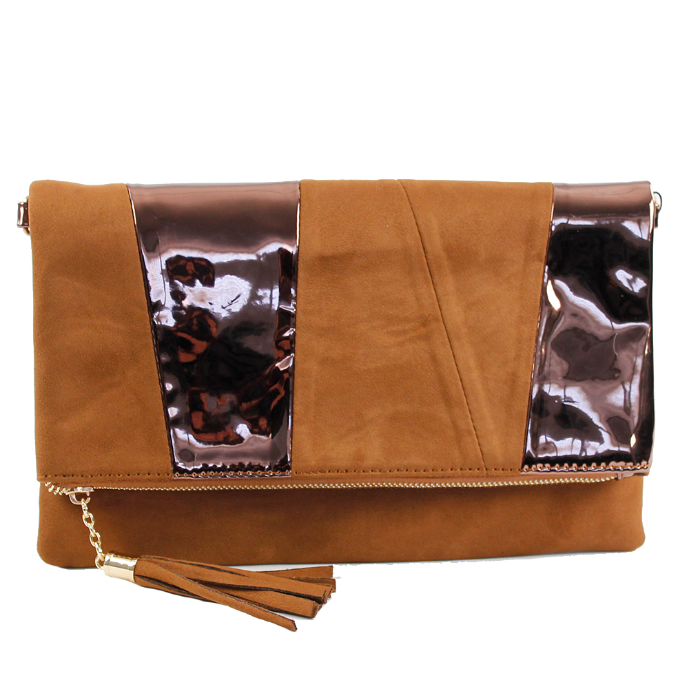 Bolso de fiesta EFERRI Bolso Clutch Nuria para mujer - Diseño Único y Elegante con Cierre Cremallera y Asa de Colgar