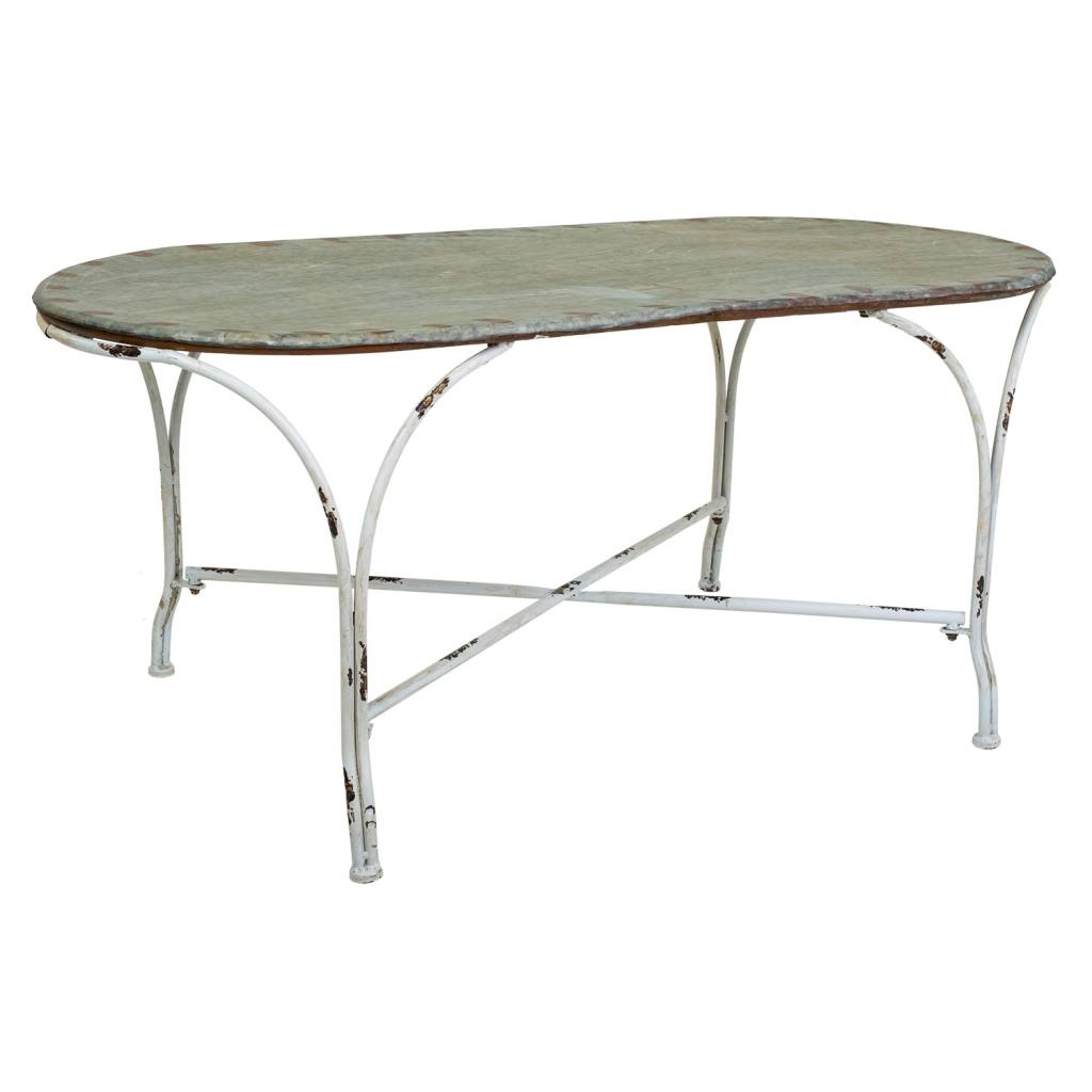 Wonderlust Deco - Mesa de centro de metal 120.5x65x52h cm Gris Gris 120.5x52x65h cm