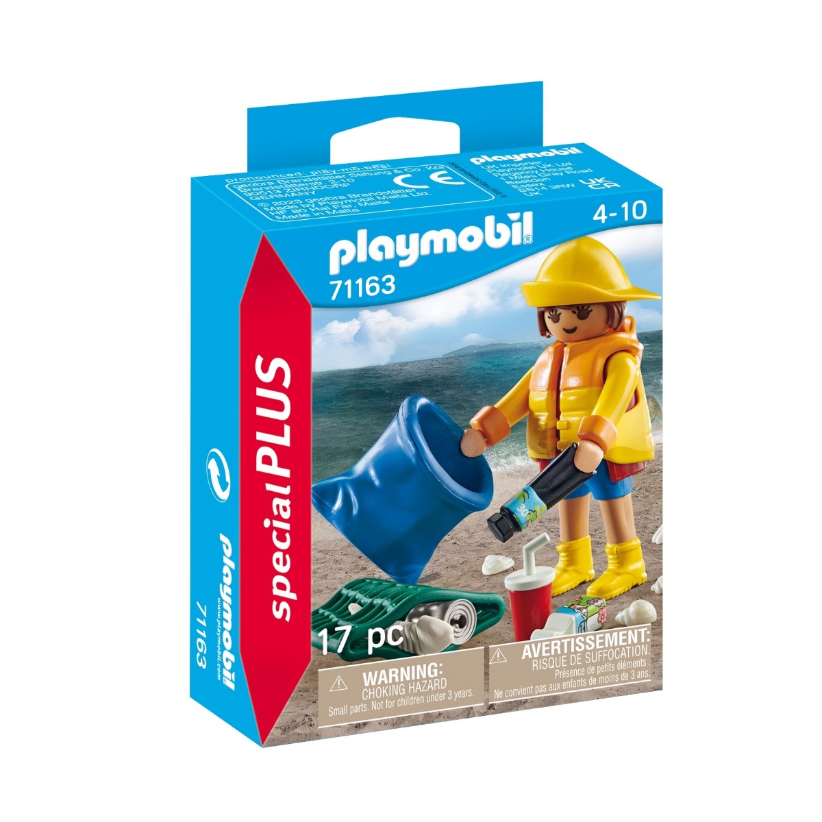 PLAYMOBIL ECOLOGISTA LIMPIEZA DE PLAYAS, 71163, TIENDA CON LICENCIA OFICIAL