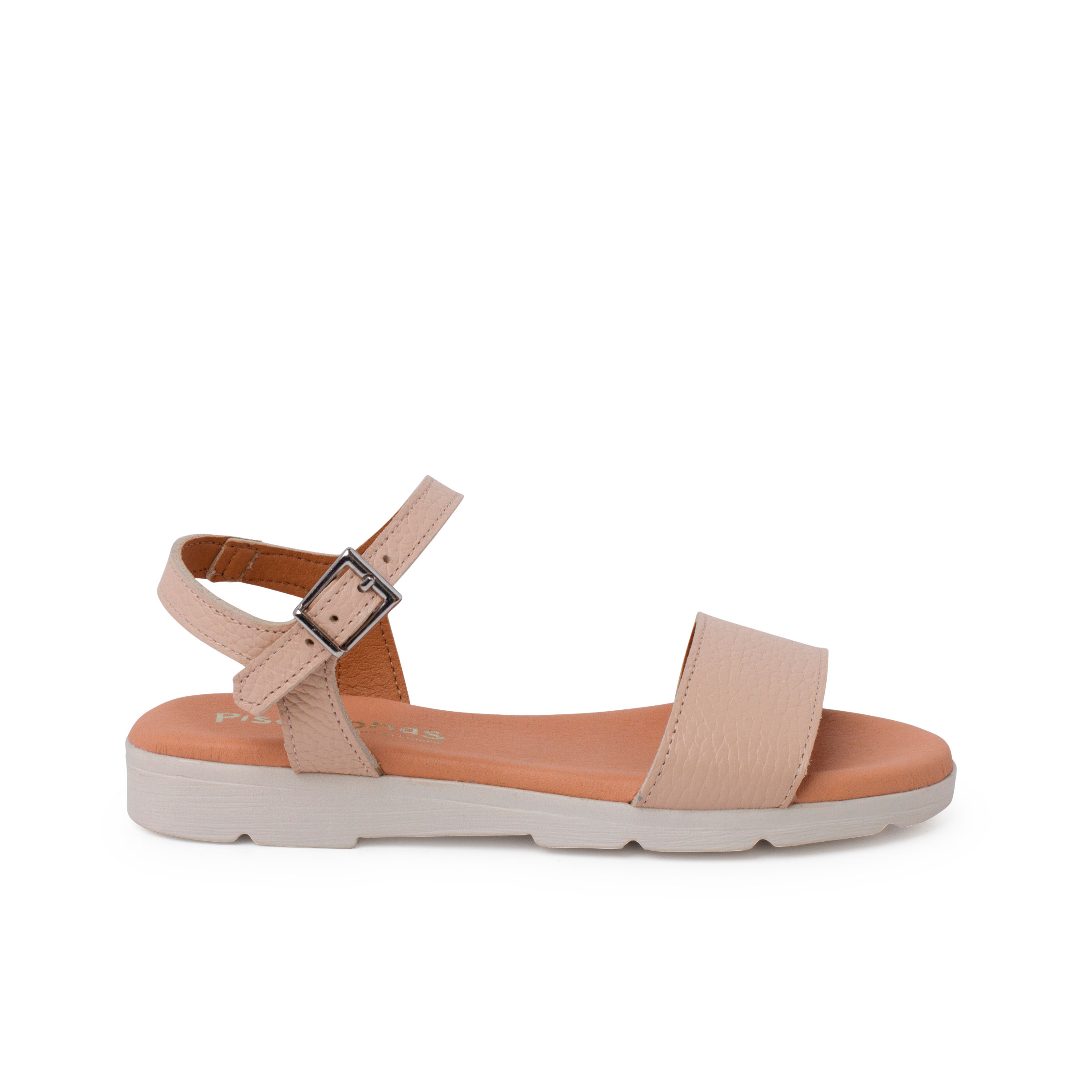 Pisamonas Sandalias Piel Textura Plantilla Gel