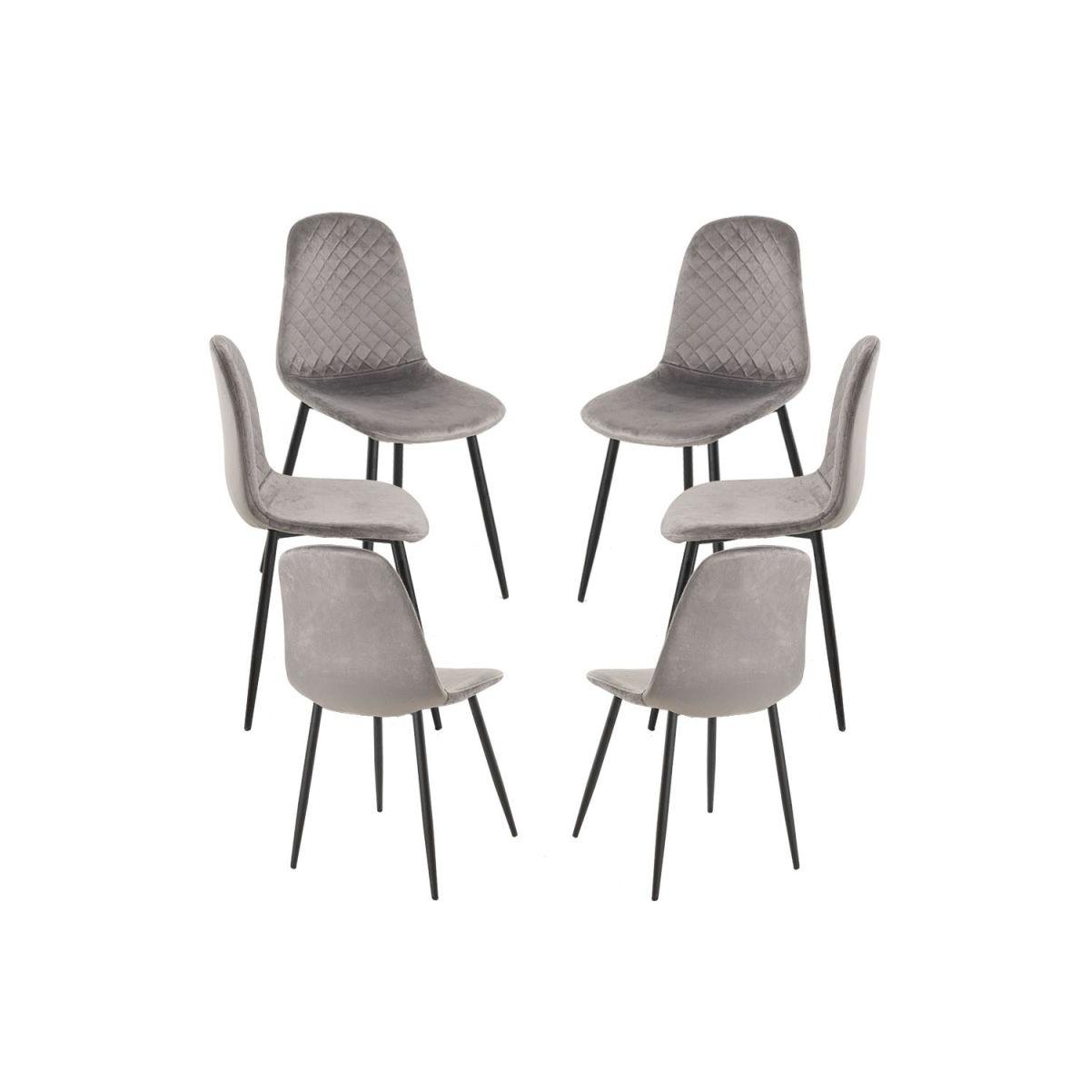 Regalos Miguel - Packs Sillas Comedor - Pack 6 Sillas Boide - Gris