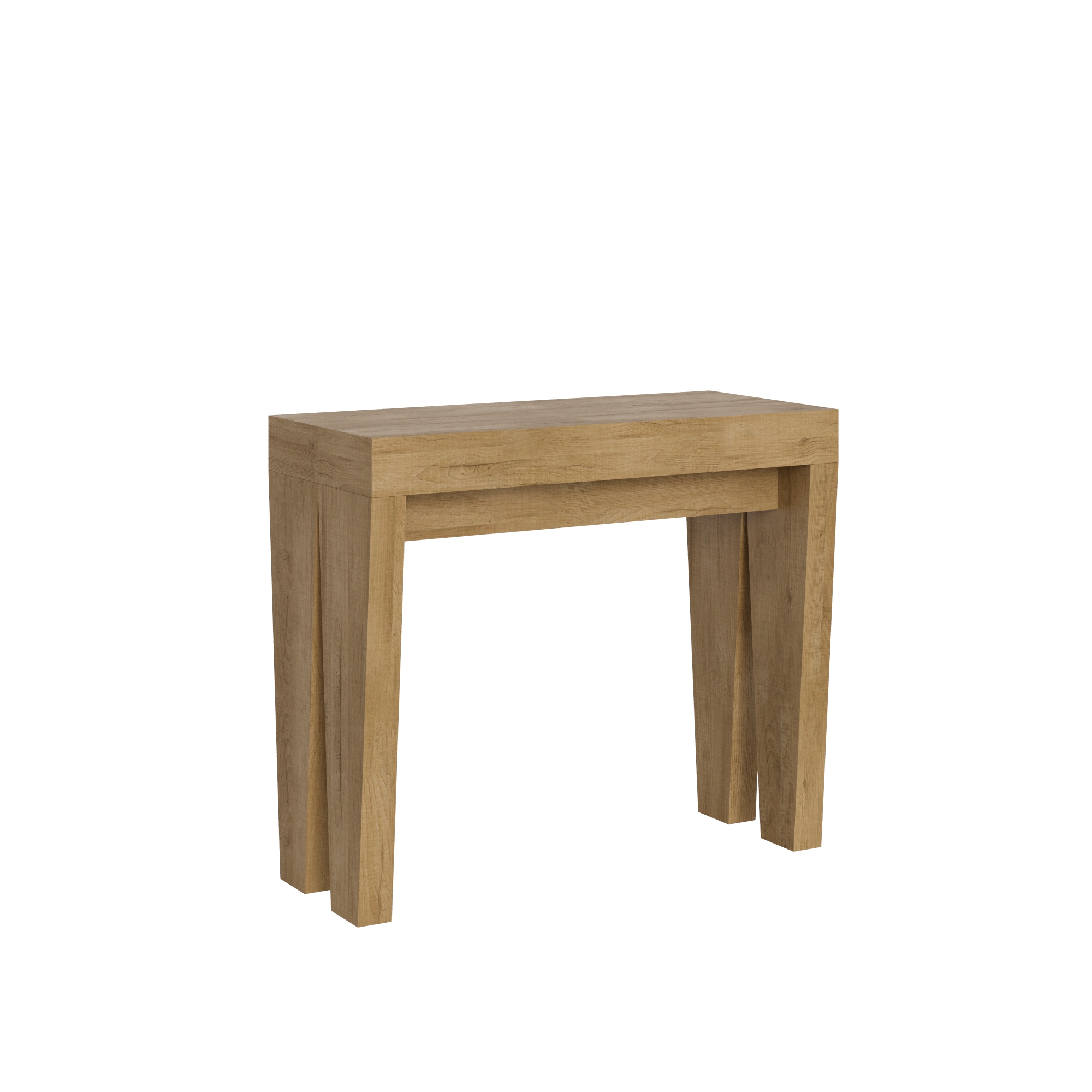 Consola extensible 90x40/300 cm Spimbo Roble Nature - Itamoby