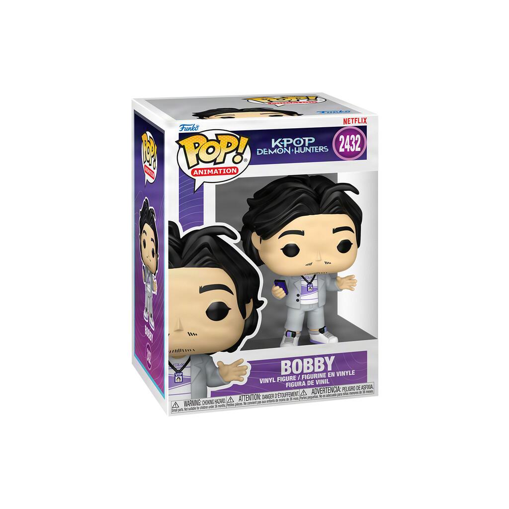 Funko Pop Animation K-Pop Demon Hunters Figura Bobby Juguetes