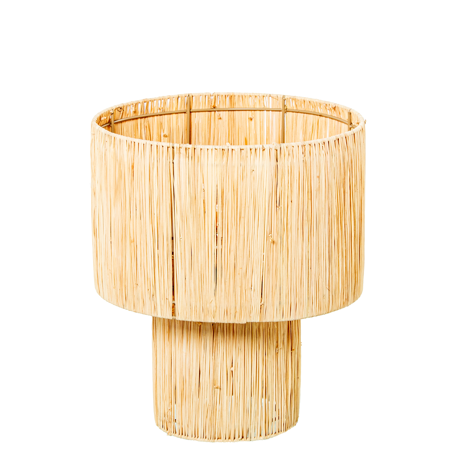 Lampara sobremesa ratan natural, 1xe27 max40w, cable: 250cm 30x36cm base: 16x16cm