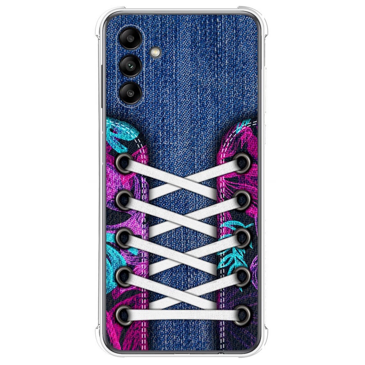 Funda Silicona Antigolpes para Samsung Galaxy A04s diseño Zapatillas 06 Dibujos