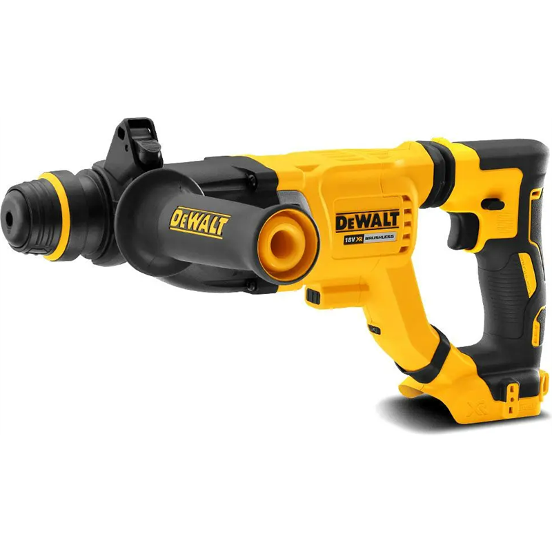 Martillo perforador DeWALT DCH263N-XJ, 18V XR Li-Ion SDS+, Motor Brushless Tech, Amarillo/Negro