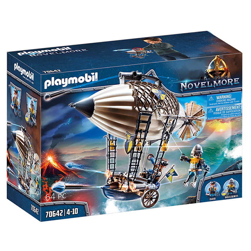 PLAYMOBIL NOVELMORE - ZEPPELIN DE DARIO, 70642, TIENDA CON LICENCIA OFICIAL