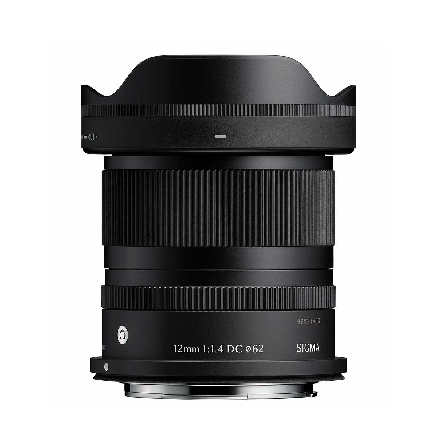 Objetivo Sigma 12mm F/1.4 DC (C) RF Mount