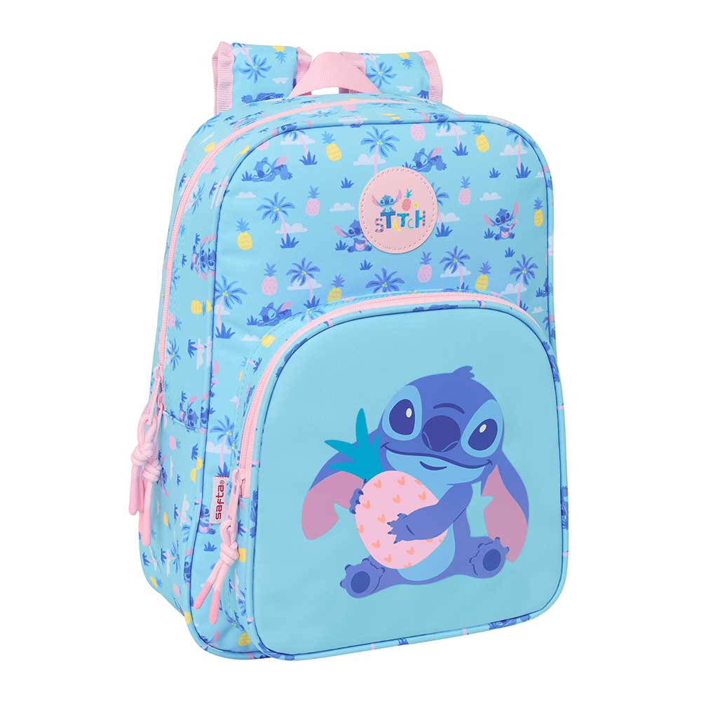 MOCHILA INFANTIL ADAPT.CARRO STITCH "WAVES"