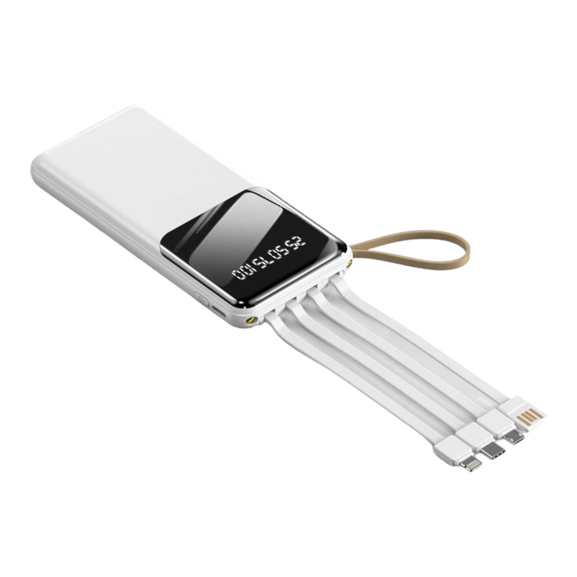 Cargador portátil USB C para iPhone 15 Android 2 paquetes 5000mAh Banco de  energía con cable integrado, cargador de batería para teléfonos: Samsung