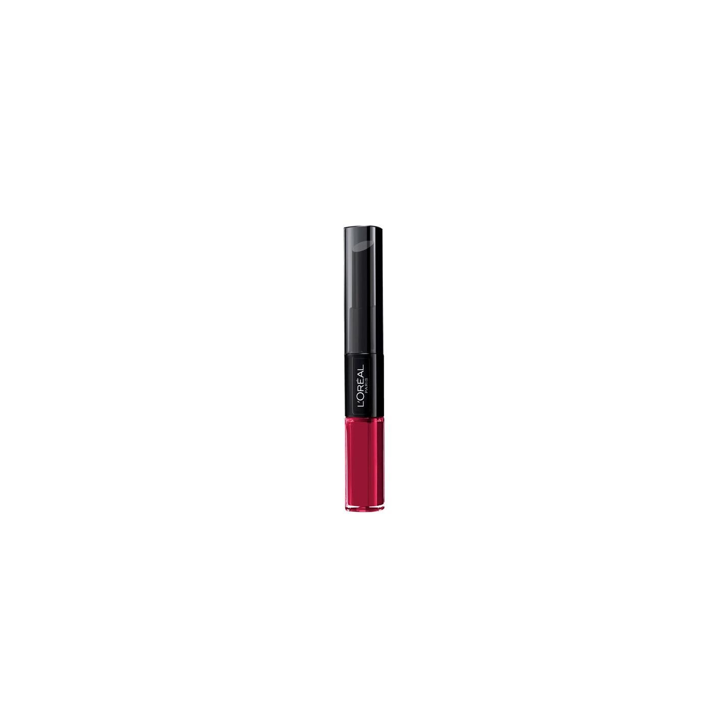 L'Oréal Paris - Pintalabios Infalible 24H de larga duración con Ácido Hialurónico para labios hidratados y confortables, color intenso sin retoques durante 24 horas