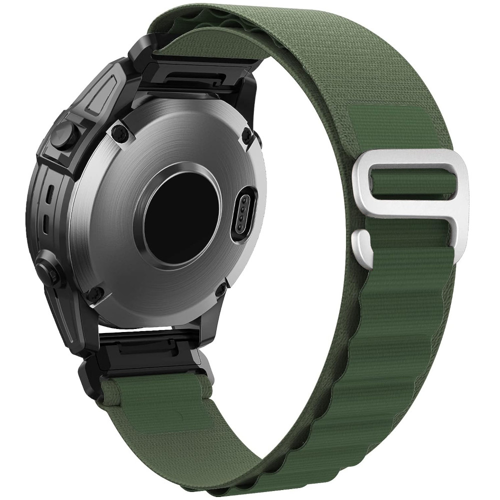 Correa de Nylon para Garmin Fenix 8 - 47mm / Fenix 7 / Fenix 6 / Forerunner 935 / Approach S60, Brazalete Tela de Nylon Loop Alpine Conectores Quickfit 22mm