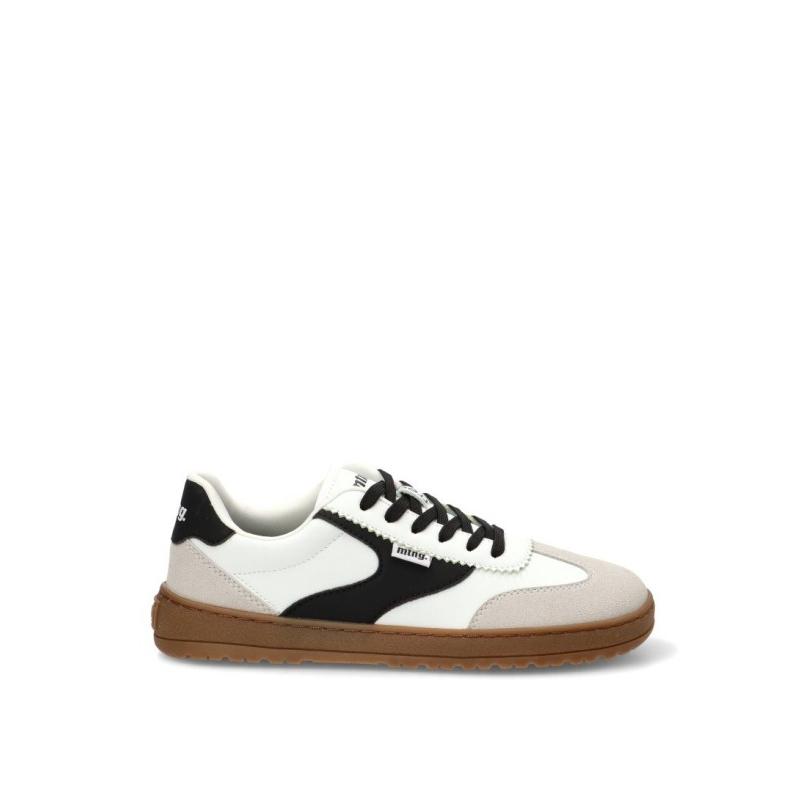 Zapatillas Respetuoso/barefoot Mustang - Mujer - Suela Plana - Modelo 60948 - Color Blanco