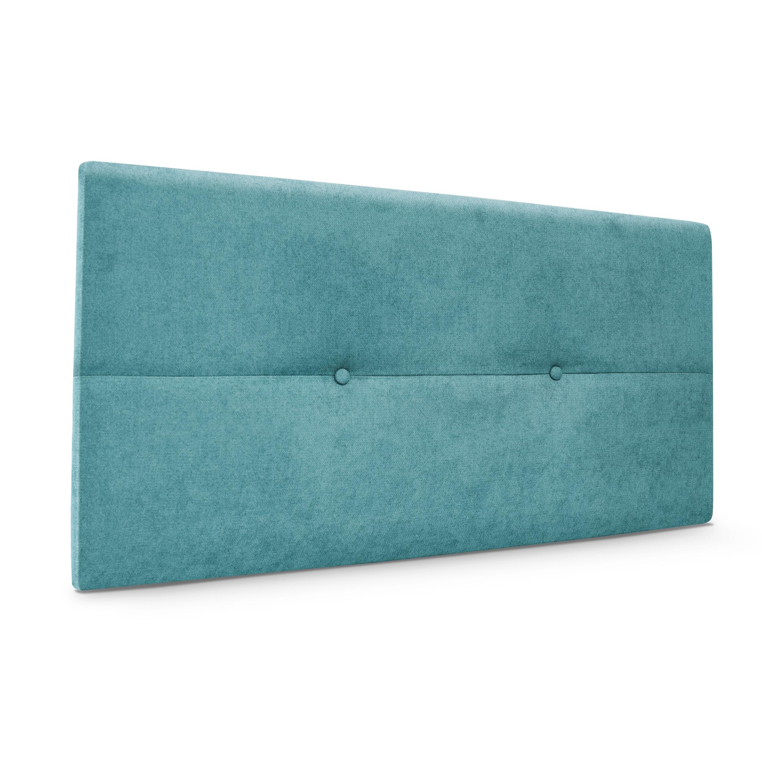 DHOME Cabecero de Polipiel o Tela AQUALINE Pro cabeceros Cabezal tapizado Cama Lujo (Turquesa Tela)