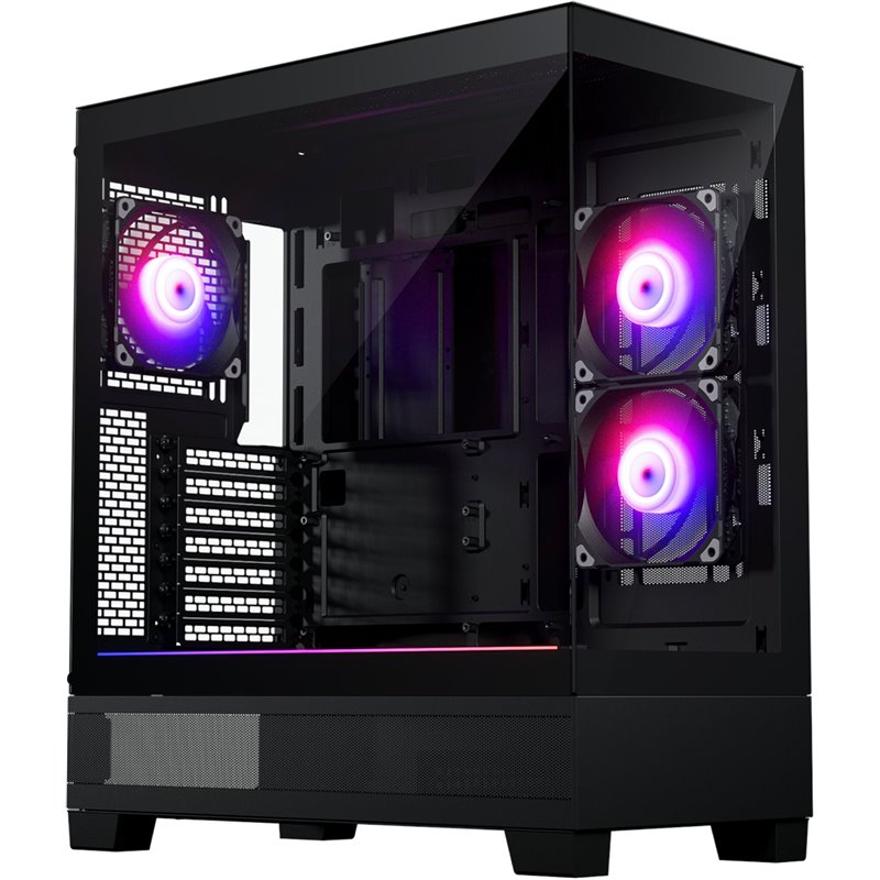 Phanteks XT View D-RGB Ventanas de cristal templado negro