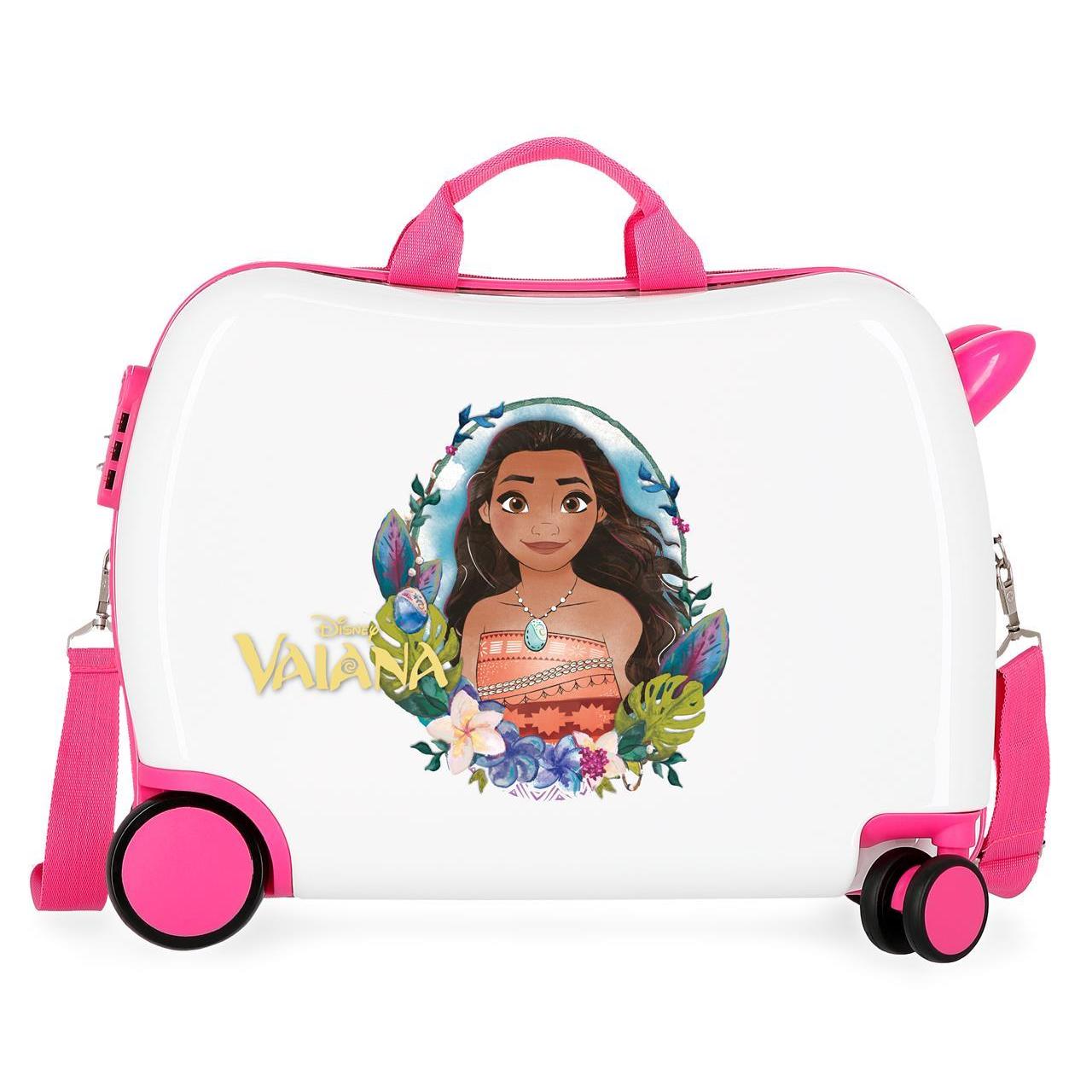 Maleta Infantil Disney Vaiana blanco 38x50x20cm