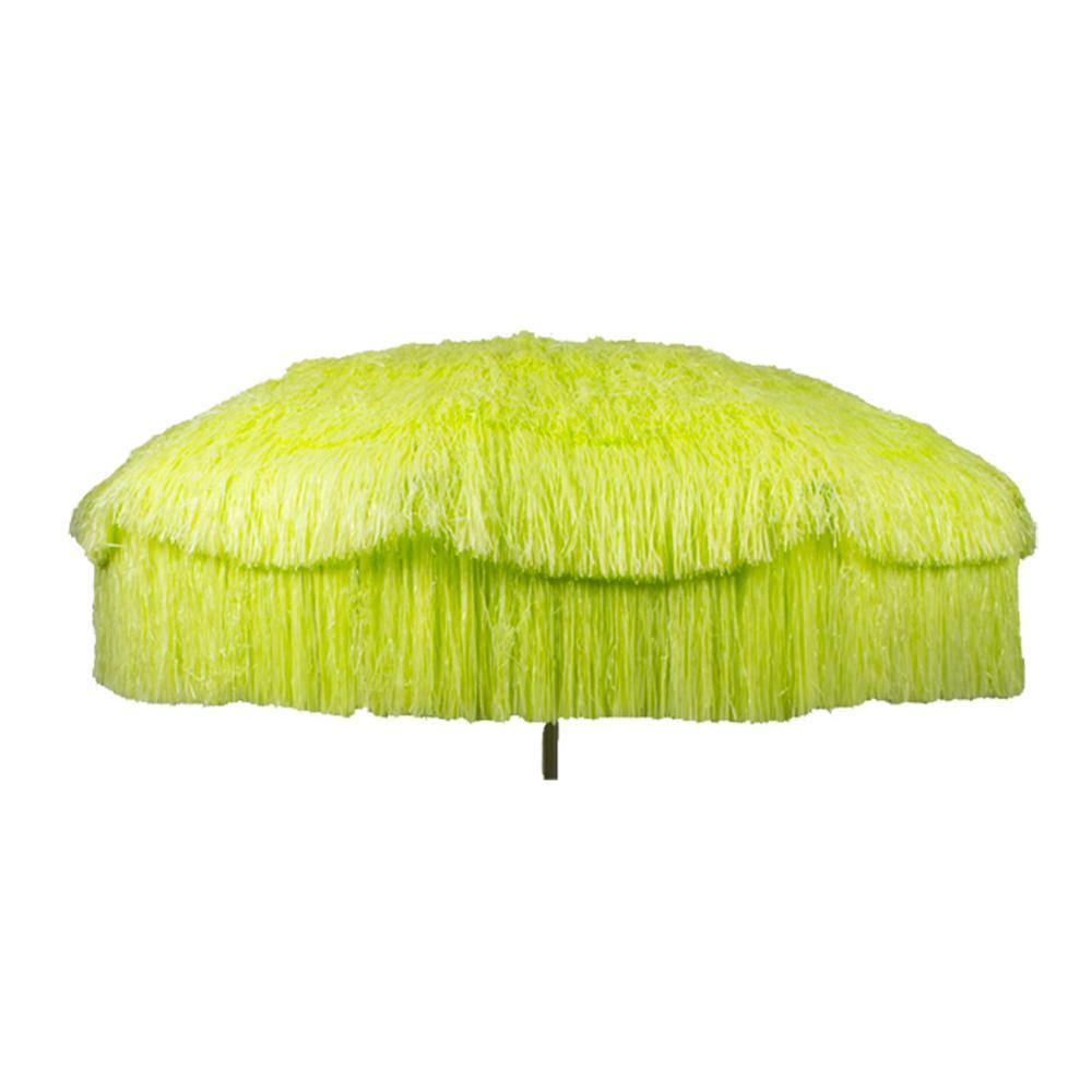 Parasol aluminio rafia 200 cm verde
