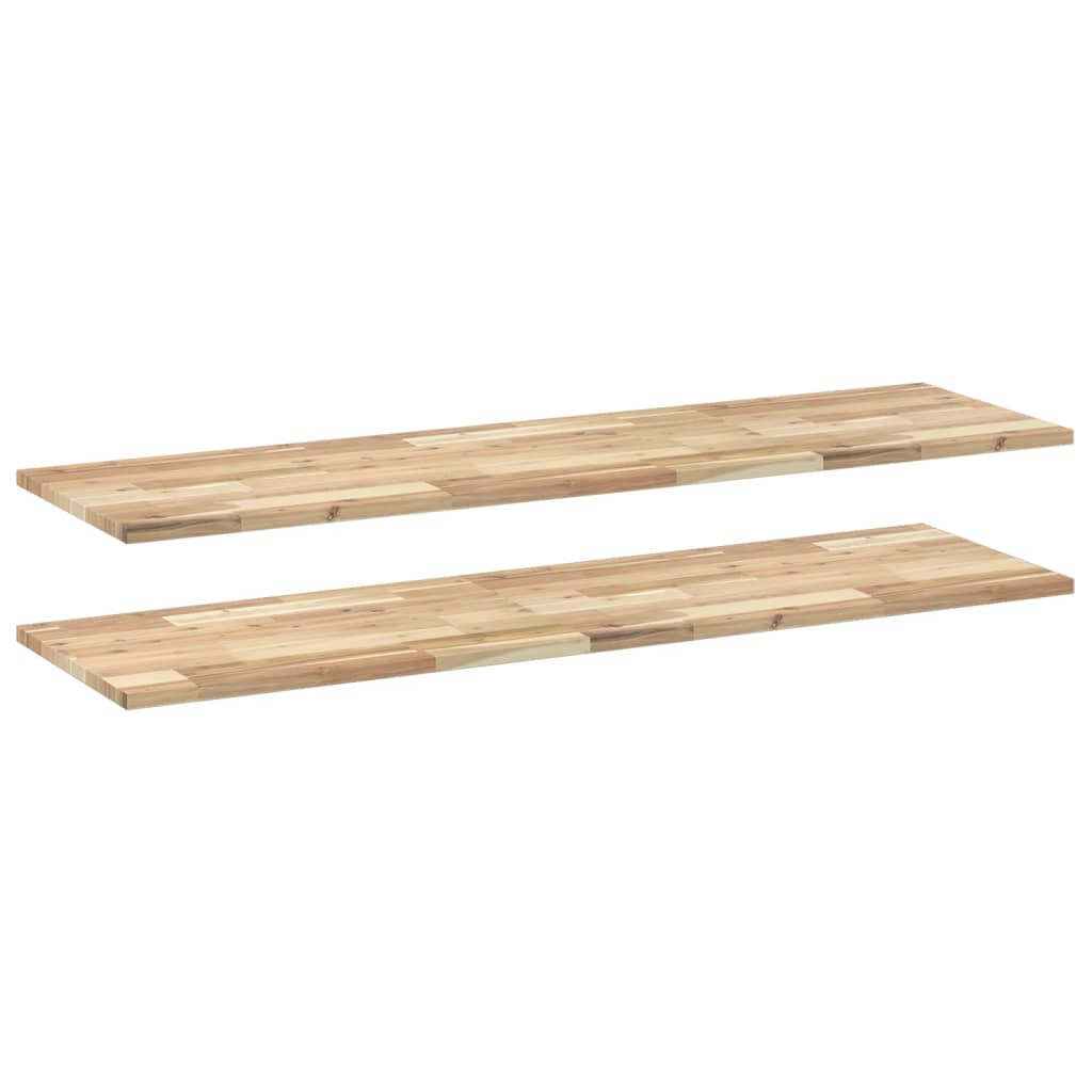 Vidaxl Estante Flotante Madera Acacia 120x40x2 Cm Marrón