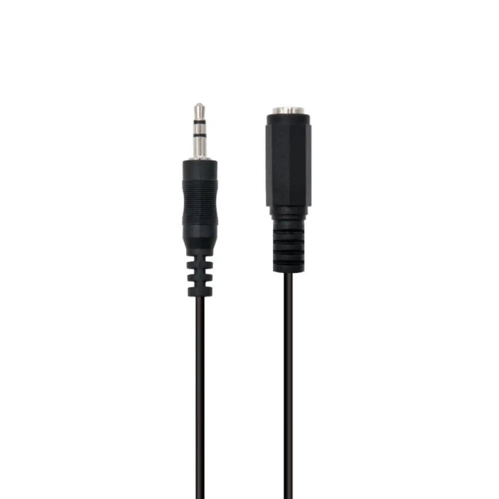 Ewent Cable Jack 3.5mm Macho/Hembra 2m Negro