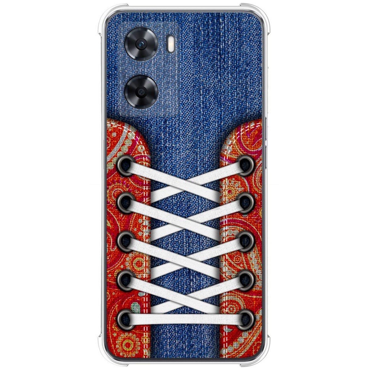 Funda Silicona Antigolpes para Oppo A57s diseño Zapatillas 11 Dibujos
