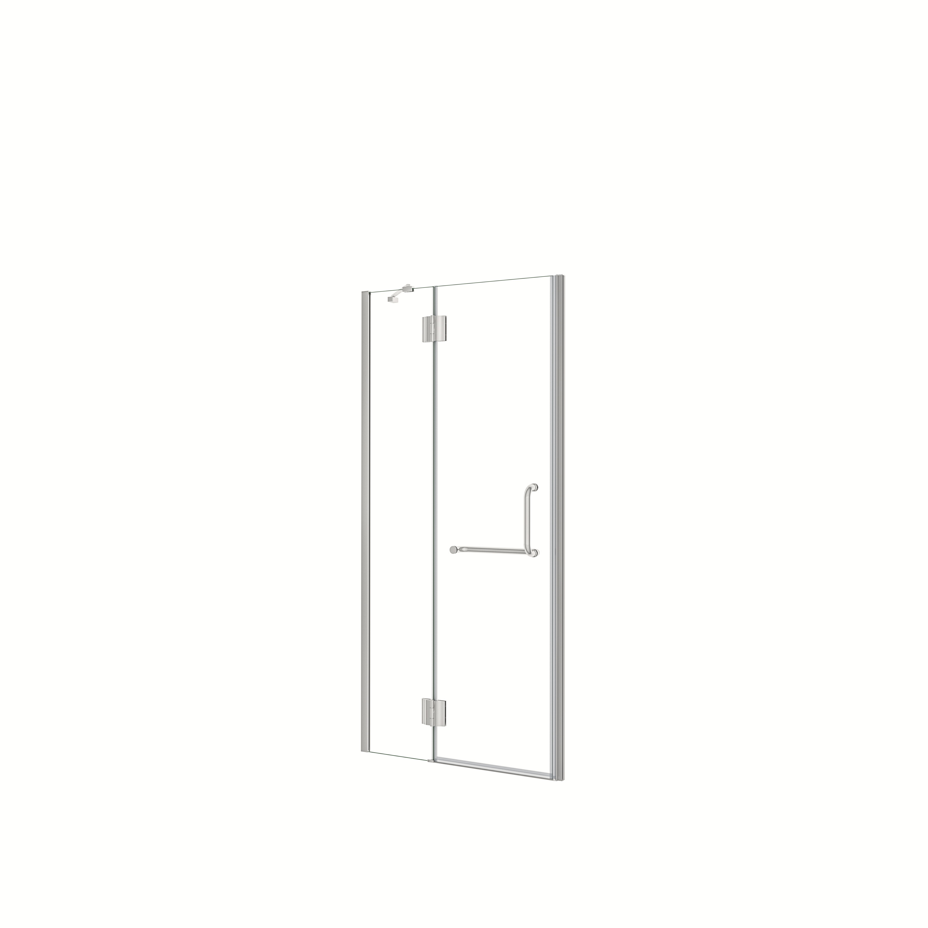 AICA Mampara de Ducha Frontal Abatible Perfil Cromado Vidrio Antical 8mm (780-810)x1900mm
